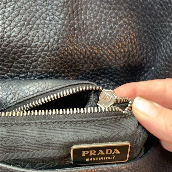 Vintage Prada Leather Milano Dal 1913 Bar Bag - Picture 8 of 13